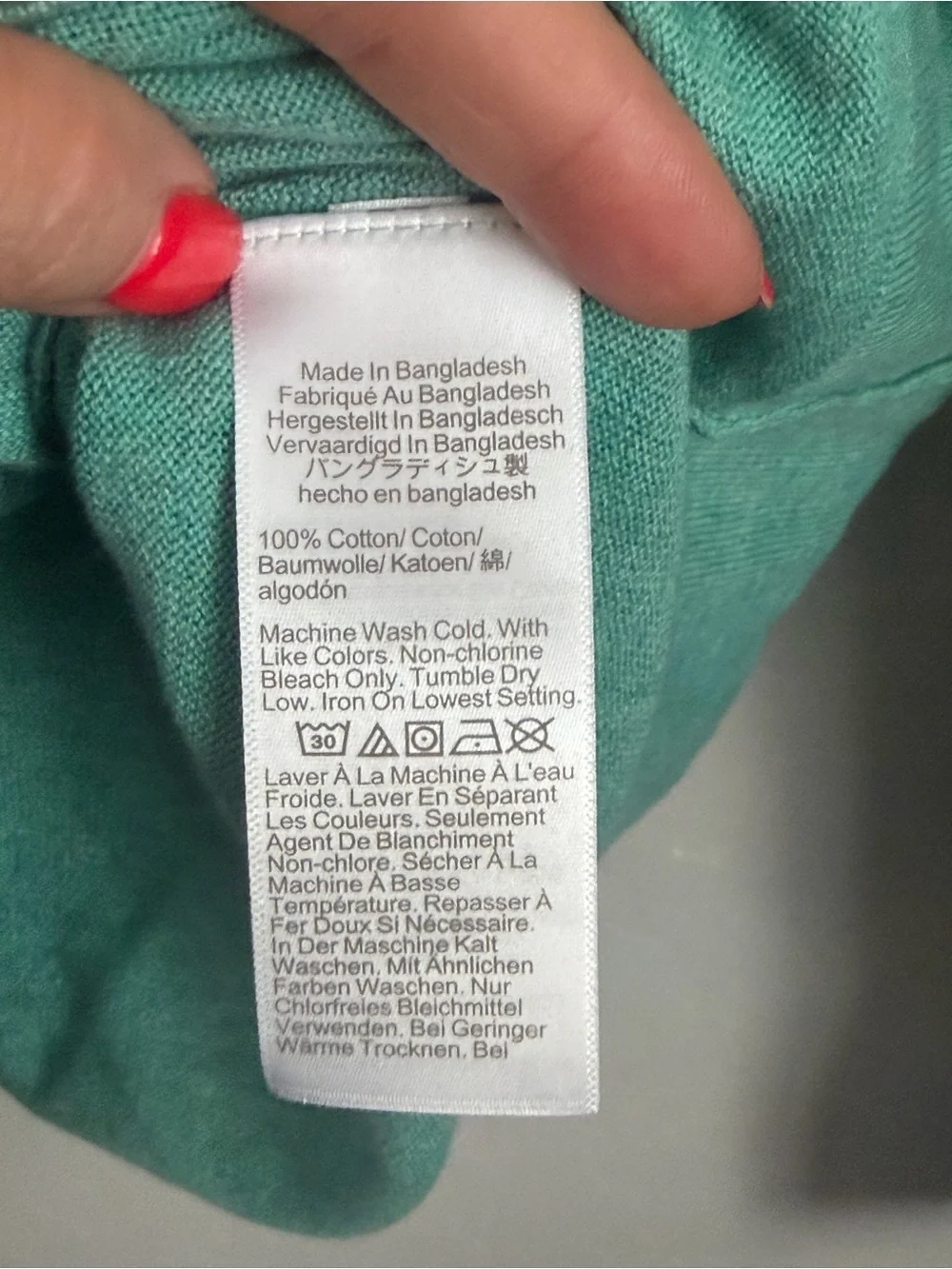 NWT J.Crew Teddy Sweater Seafoam Green 100% Cotton Crewneck Size Small